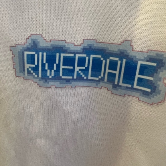 Riverdale hoodie sweatshirt medium north side dragons white stripe - Picture 3 of 12